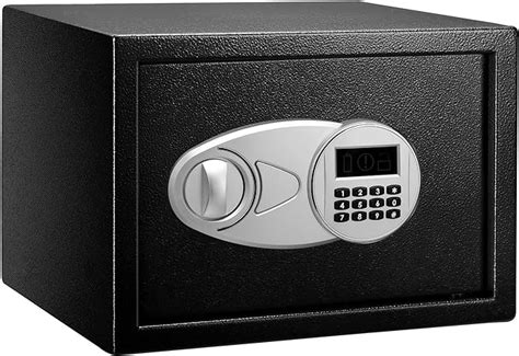 steel security box with electric lock|amazon basics steel security box.